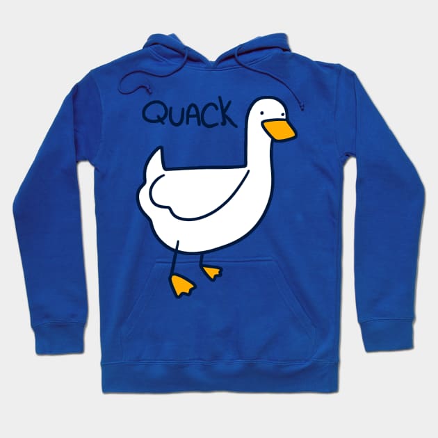 Quack Duck Hoodie by saradaboru